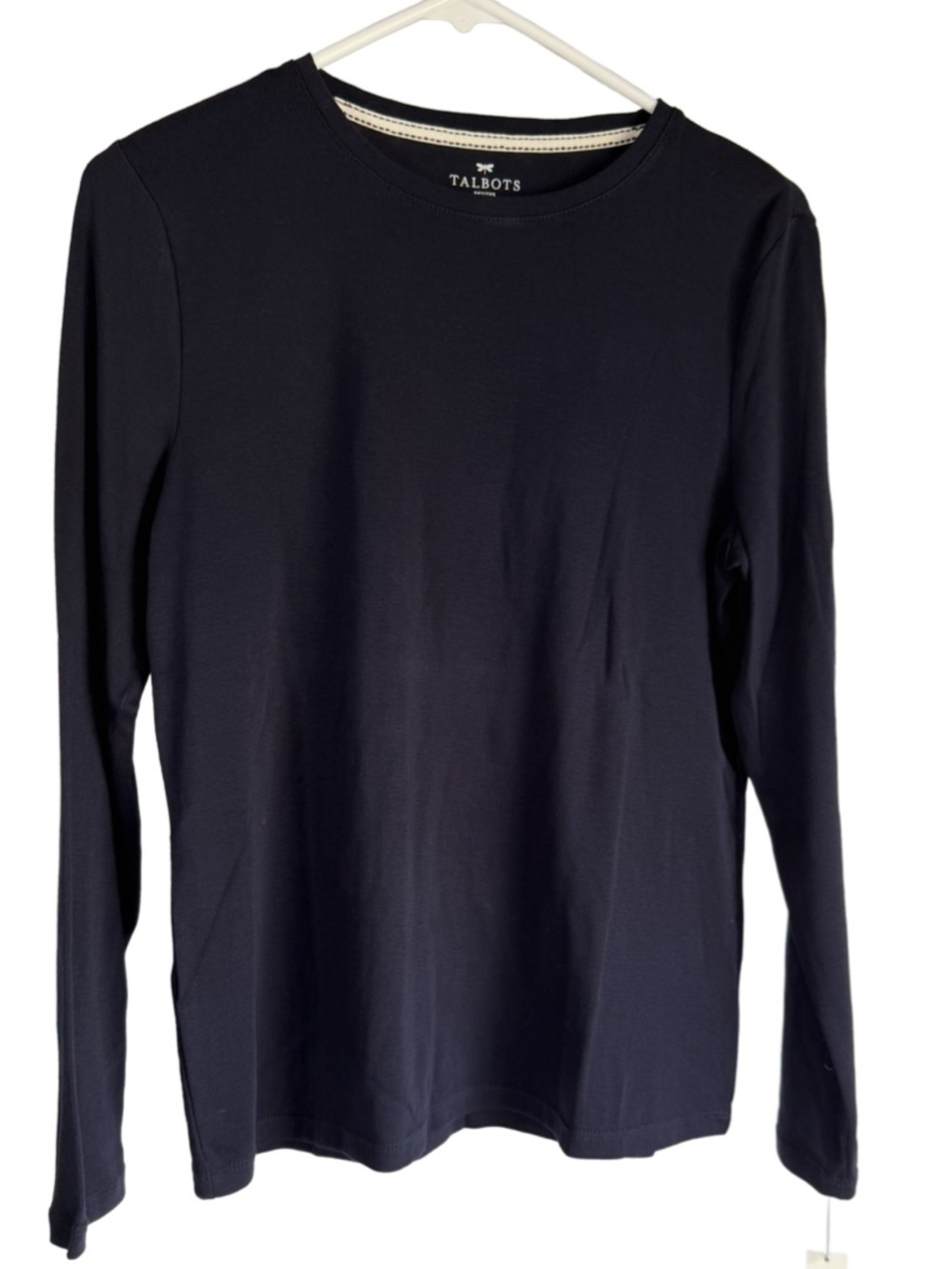 Talbots Petite Crewneck T-Shirt in Navy